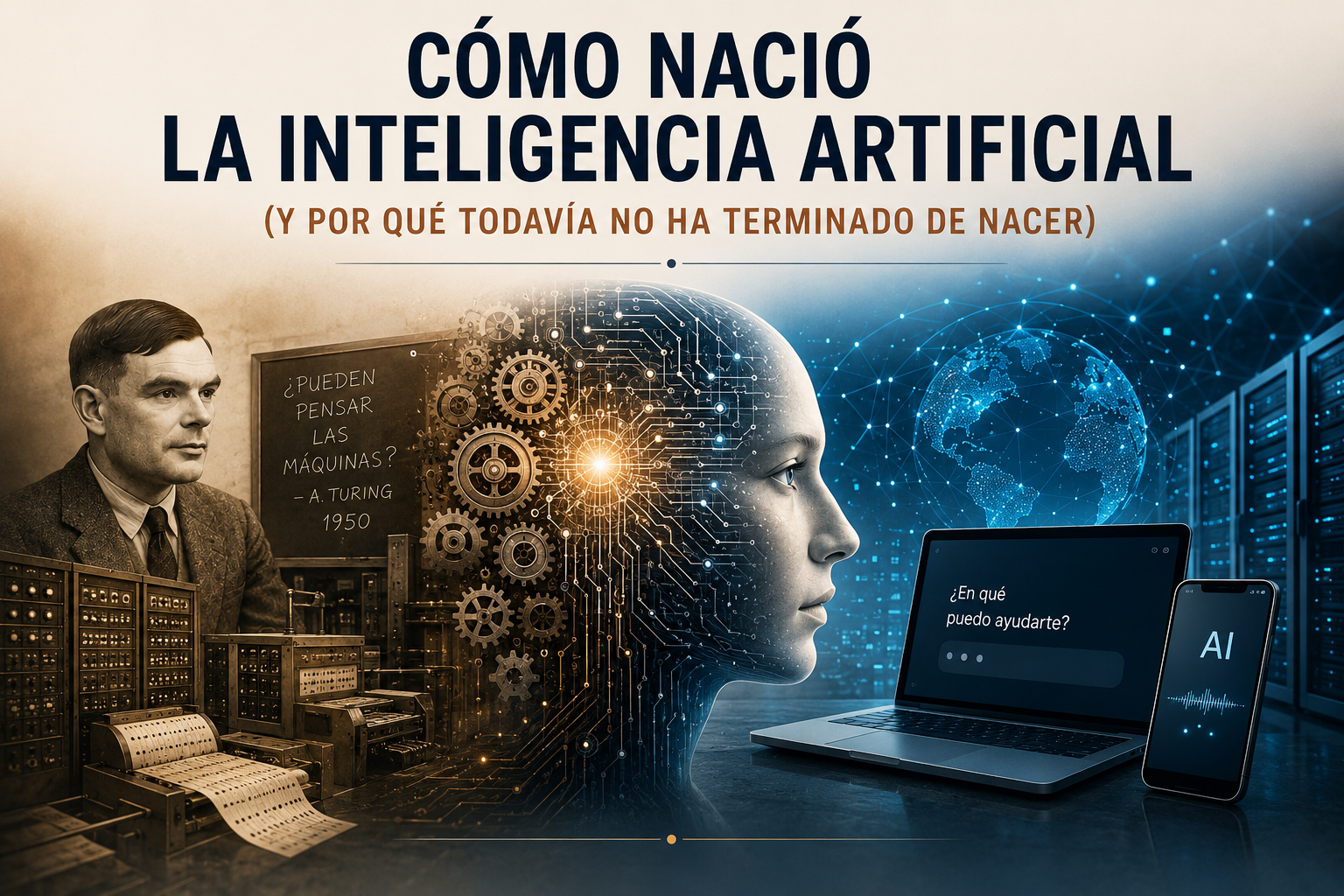 Cómo nació la inteligencia artificial (y por qué todavía no ha terminado de nacer)